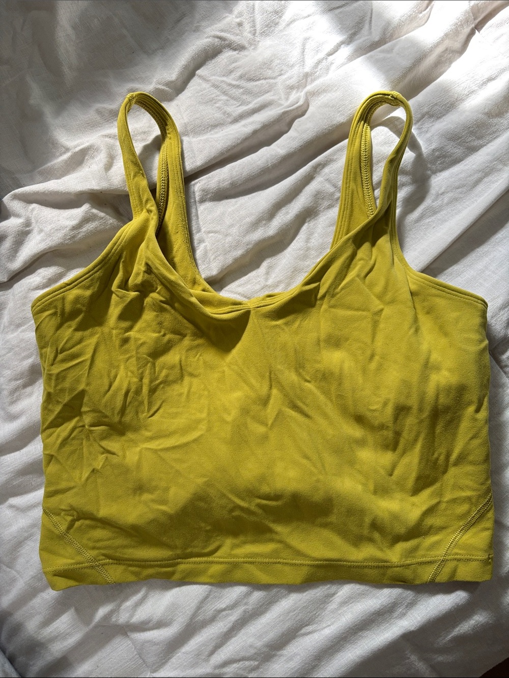 lululemon athletica Yellow Sports Bra